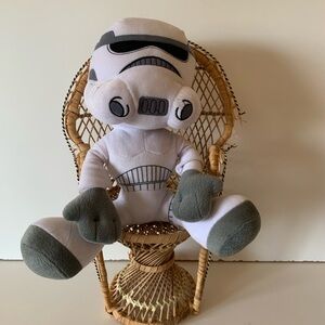 Disney Star Wars StormTrooper Sitting Plush Toy 12”